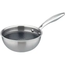 GSW Sauteuse INOXXA BLACK Mini-Wok Antihaftversiegelung PFAS-frei Wabenstruktur ...