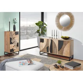 GUTMANN FACTORY Sideboard 140 x 75 x 40 cm Beige