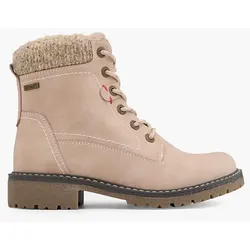 Komfort Schnürboots - Damen - rosa