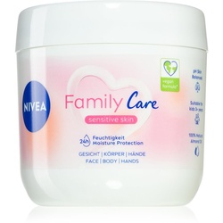Nivea Family Care leichte feuchtigkeitsspendende Creme für Gesicht, Hände und Körper 450 ml