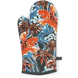 Excelsa Ofenhandschuh, Kimono Baumwolle, 32X18 Cm Bunt