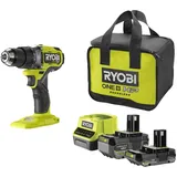 RYOBI Akku-Bohrschrauber 'ONE+ HP RDD18X-242S' 18 V inkl. 2 Akkus (2 Ah/4 Ah) und Ladegerät