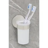 Schöner Wohnen Kollektion Zahnputzbecher Meleto«", in Weiß - (H)12 cm