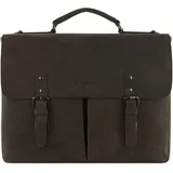 Bugatti Luca Aktentaschen Messenger Leder 39 cm Laptopfach braun