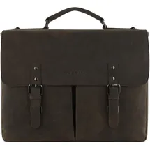 Bugatti Luca Aktentaschen Messenger Leder 39 cm Laptopfach braun