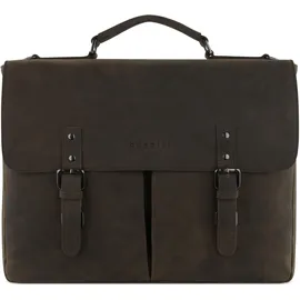 Bugatti Luca Aktentaschen Messenger Leder 39 cm Laptopfach braun
