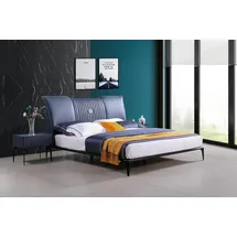 xl moebel gmbh Polsterbett 180 x 200 cm Blau
