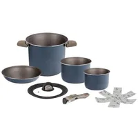 Brunner Torralta Topfset, blau, 5-teilig, Ø18cm