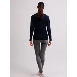 CASH-MERE.CH Strickjacke V-Ausschnitt Blau M