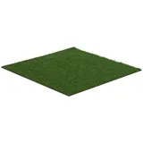 Hillvert Kunstrasen 100 x 100 cm Höhe: 20 mm Stichrate: 13/10 cm UV-beständig Rasenteppich Balkon Terrasse Kunstgras