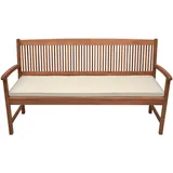 Beautissu Bankauflage 150 x 48 x 5 cm beige 1 St.