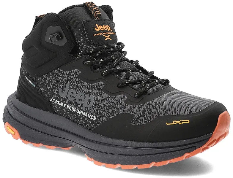 Schwarze Trekkingschuhe Jeep Herren-Bergschuhe, 43