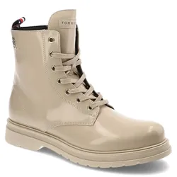 Beige Stiefeletten Tommy Hilfiger Modische Bequeme Damenschuhe, 36