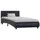 vidaXL Bettgestell 100 x 200 cm Schwarz