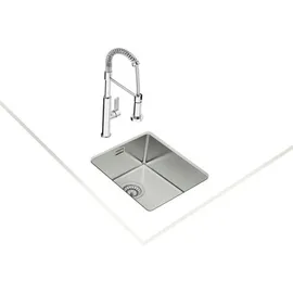 Teka BeLinea RS15 34,40 rechts Unterbauspüle Edelstahl Handbetätigung 1000 x 500 mm