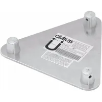 Alutruss DECOLOCK DQ3S-BPM Bodenplatte MALE sw, Montage Lichttechnik