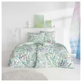 Estella Mako-Satin Bettwäsche Brittany grün