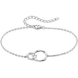 Armband HECHTER PARIS "Schmuck Geschenk Silber 925 Armschmuck Armkette Ankerkette", silber (silberfarben), Armbänder, Damen, Silber 925 (Sterlingsilber)