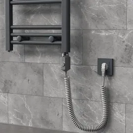luxebath Heizstab 1200W für Badheizkörper mit Thermostat
