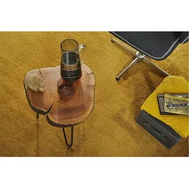 Wohnling Beistelltisch Braun Sheesham 35 x 46 cm