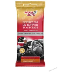 Moje Auto Cockpit Wipes Gloss Reinigungstücher Cockpit 24 Stk