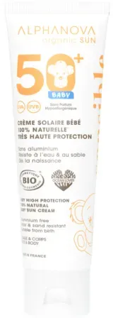 Alphanova Sun Baby Sonnenschutzcreme SPF50+ 100% Natürlich Bio 50g