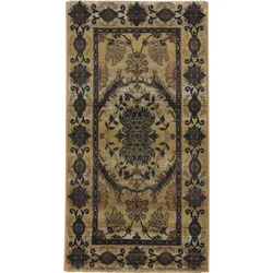 Teppich THEKO "Gabiro 3070", beige, B:200cm H:10mm L:285cm, Kunstfaser, Teppiche, Kurzflor, klassisches Design, ideal im Wohnzimmer & Schlafzimmer
