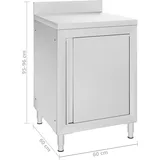 vidaXL, Werkbank + Arbeitsbock, Lydon (60 cm, 60 cm)