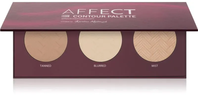 Affect Contour Palette Konturier-Palette für die Wangen für das Gesicht 3x6 g