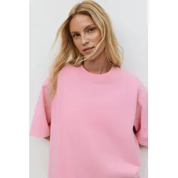 Gina Tricot - Basic oversized tee - t-shirts - Rosa - XS - Dame - Rosa - XS