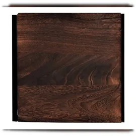 Mendler Blumentisch HWC-K71, Blumenregal Beistelltisch Pflanzregal, MVG-zertifiziert MDF Metall ~ dunkelbraun, 82cm