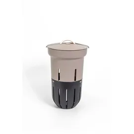 Plastia Wurm-Komposter im Hochbeet Taupe Braun