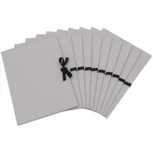 Folia 10er-Pack Zeichenmappe A3 mit Stoffband, 10 Stück