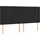 vidaXL Boxspringbett mit Matratze & LED Schwarz 160x200 cm Kunstleder
