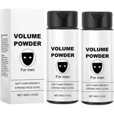 Stylingpulver für Männer, Fluffy Hair Powder mit Mattem Effekt, Stylingpuder für Verbesserte Haltbarkeit, Verleiht Sofort Textur und Volumen, Flexibler Halt, Leicht&Mattes Finish (40g, 2)