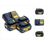 DeWalt DeWalt, DCB 1104 M3 Akku Starter Set 12 V / 18 V 3x Akku 4,0 Ah / DCB 1104 Ladegerät,