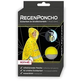 ROTH Regenponcho, gelb/blau, Größe Einheitsgröße 4028279500478 Roth