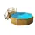Weka Massivholzpool 593 B Set 476 x 376 x 116 cm inkl. Sandfilteranlage