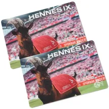 1. FC Köln Tisch-Sets Hennes IX. 3D 2er Set