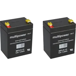 Akku 12V 2,9Ah Bleigel, für Linak Hebesysteme zum Selbsteinbau, 2 Stück