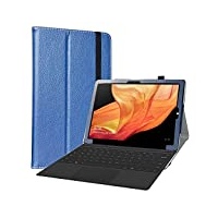 LiuShan kompatibel mit CHUWI UBook X Tablet 12 Inch Tablet PC 2 in 1 hülle,Folding PU Leder Tasche Hülle Case mit Ständer für 12" CHUWI UBook X Tablet 12 Inch Tablet PC 2 in 1,Blau