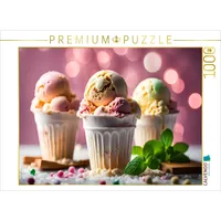 Calvendo Puzzle Sommersonnentraum Eisbecher 1000 Teile Lege-Größe 64 x