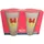 Stor Minnie Mouse Wasserglas 0,49 l 2 St.