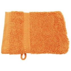 Julie Julsen Handtuch 1-Handtuch-Karotte-Waschhandschuh 15 x 21 cm, Bio-Baumwolle (1-St) orange|rot 15 cm x 21 cm
