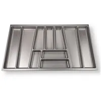SOTech ORGA-BOX II Besteckeinsatz 90 cm Höhe 4,5 cm Silbergrau