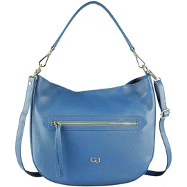 COLLEZIONE ALESSANDRO Ledertasche Summer aus italienischem Leder von - blau