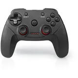 Nedis Gamepad Wireless Batteriebetrieben PC Anzahl Knöpfe: 11 Kabellänge: 1.00 m Schwarz