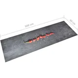 vidaXL Küchenteppich Waschbar Peperoni 60x300 cm