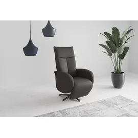 sit&more TV-Sessel Zora grau 75 x 112 x 82 cm anthrazit mit Aufstehhilfe, 2 Motoren und Akku