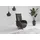 sit&more TV-Sessel Zora grau 75 x 112 x 82 cm anthrazit mit Aufstehhilfe, 2 Motoren und Akku
